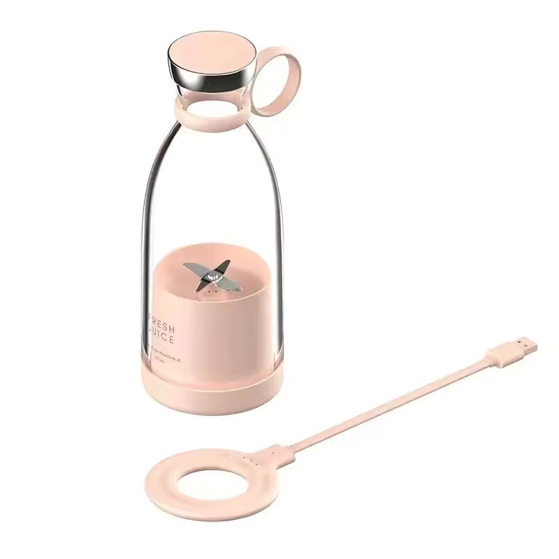 Portable USB Rechargeable Mini Blender – Personal Smoothie Maker for Travel, Gym & Home Use