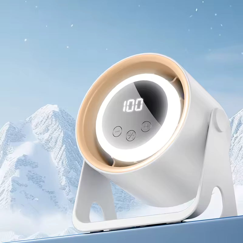 Touchscreen portable desk lamp